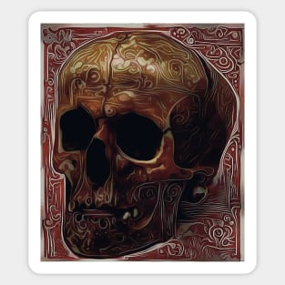 Playing skull Sticker